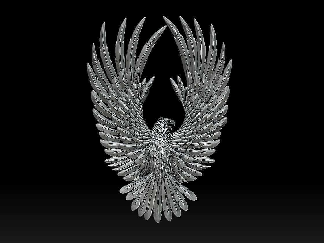 eagle 3D print model_6