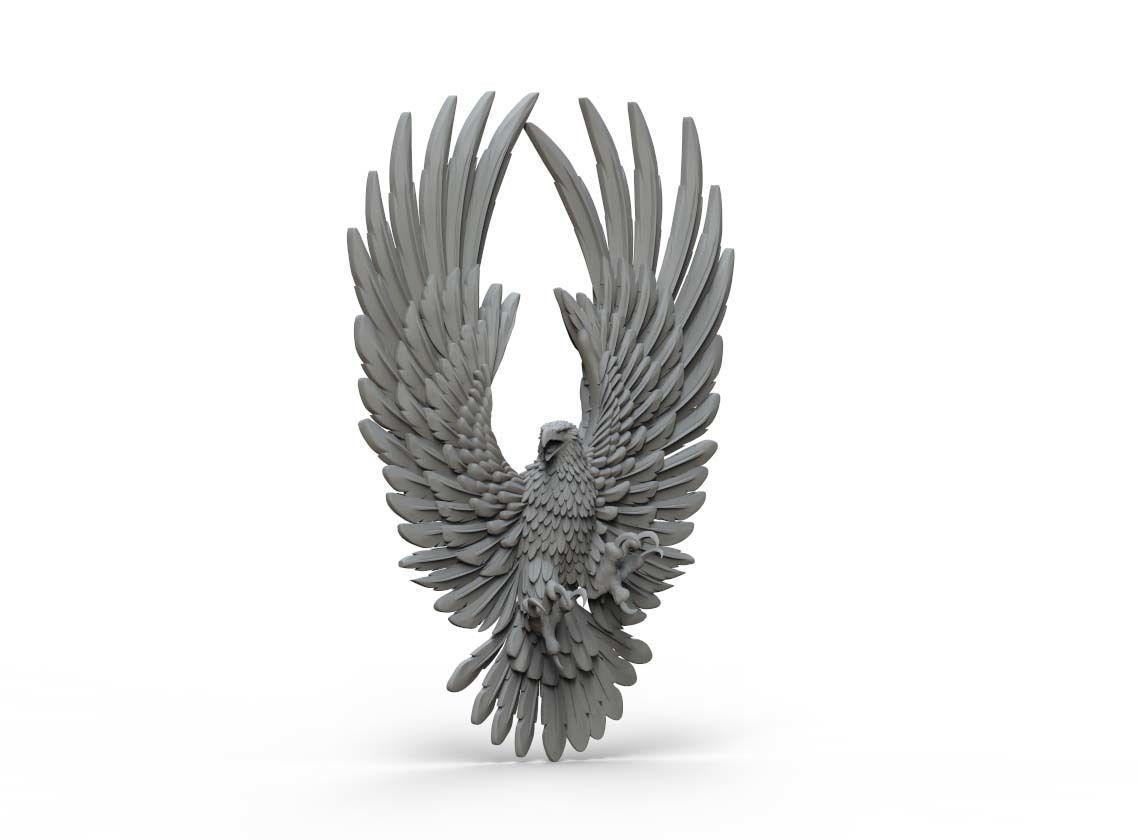 eagle 3D print model_4