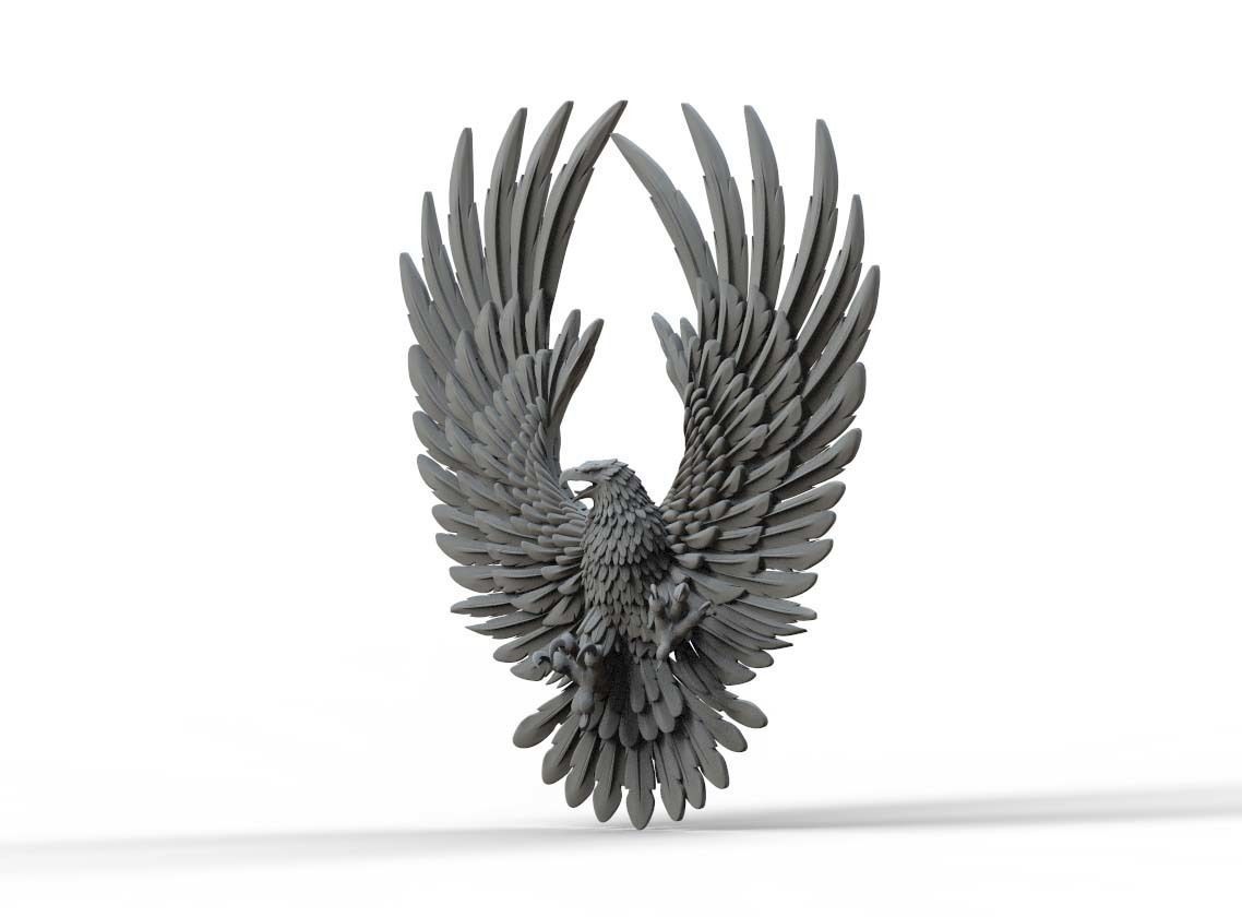 eagle 3D print model_2