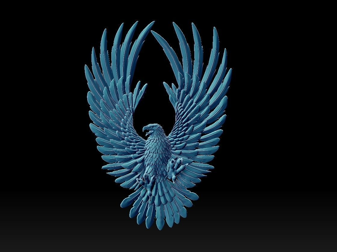 eagle 3D print model_7