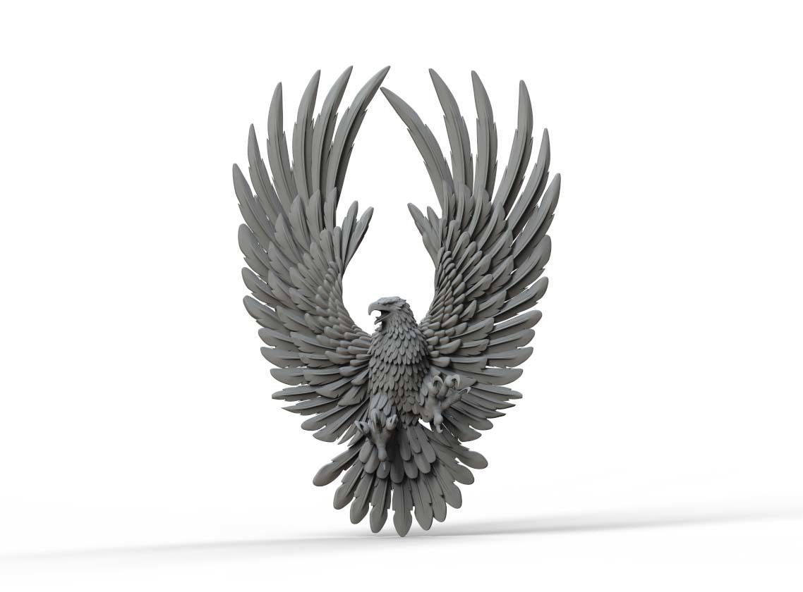 eagle 3D print model_1