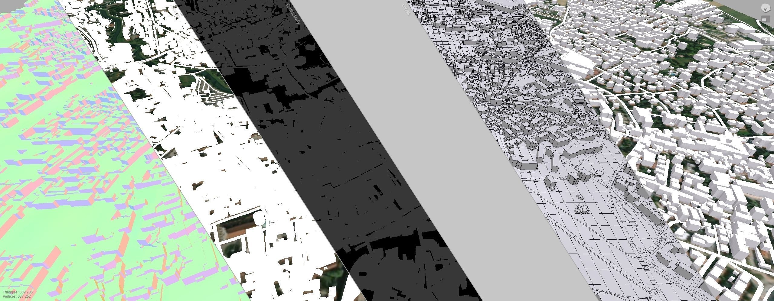 Cityscape Vicenza Venice Italy 3D model_13