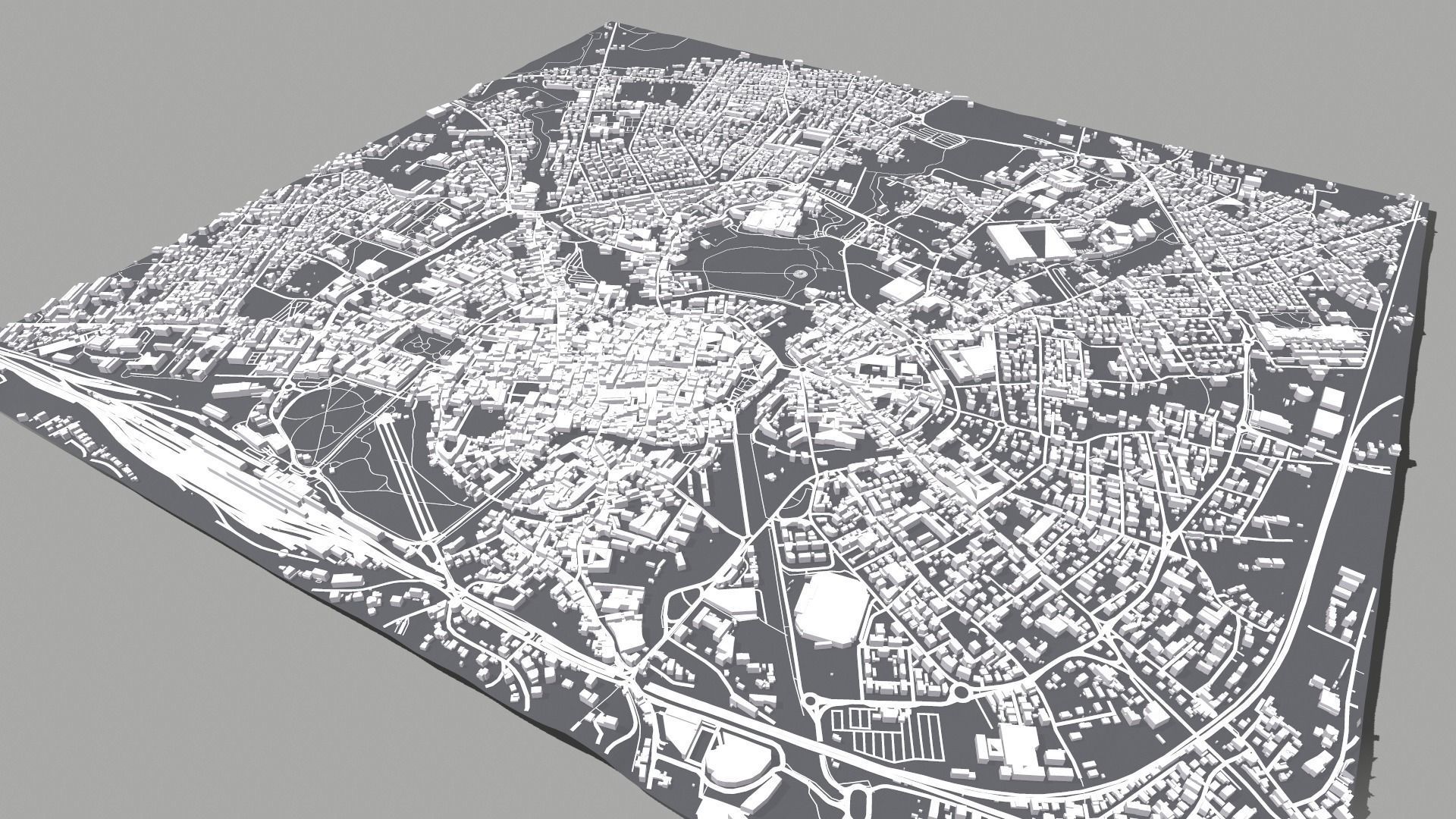 Cityscape Vicenza Venice Italy 3D model_7
