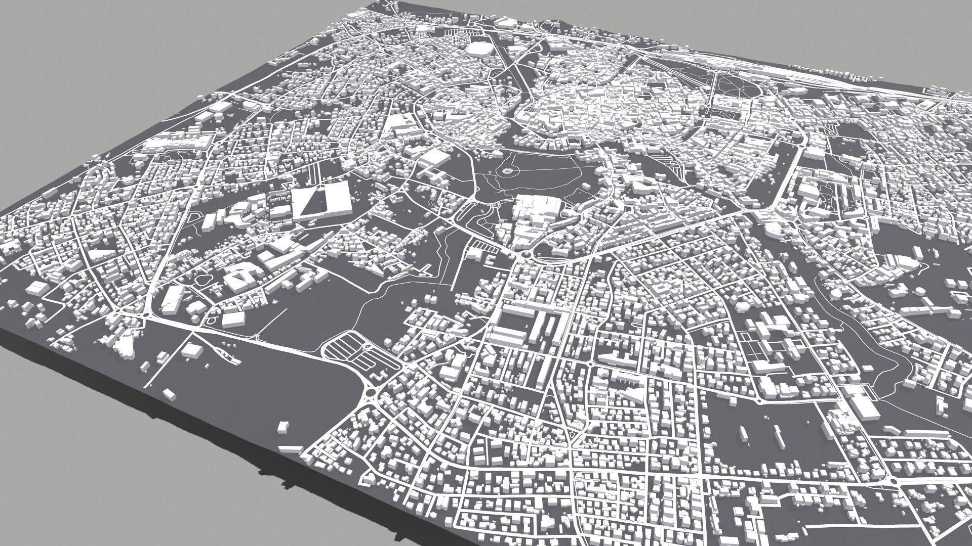 Cityscape Vicenza Venice Italy 3D model_10