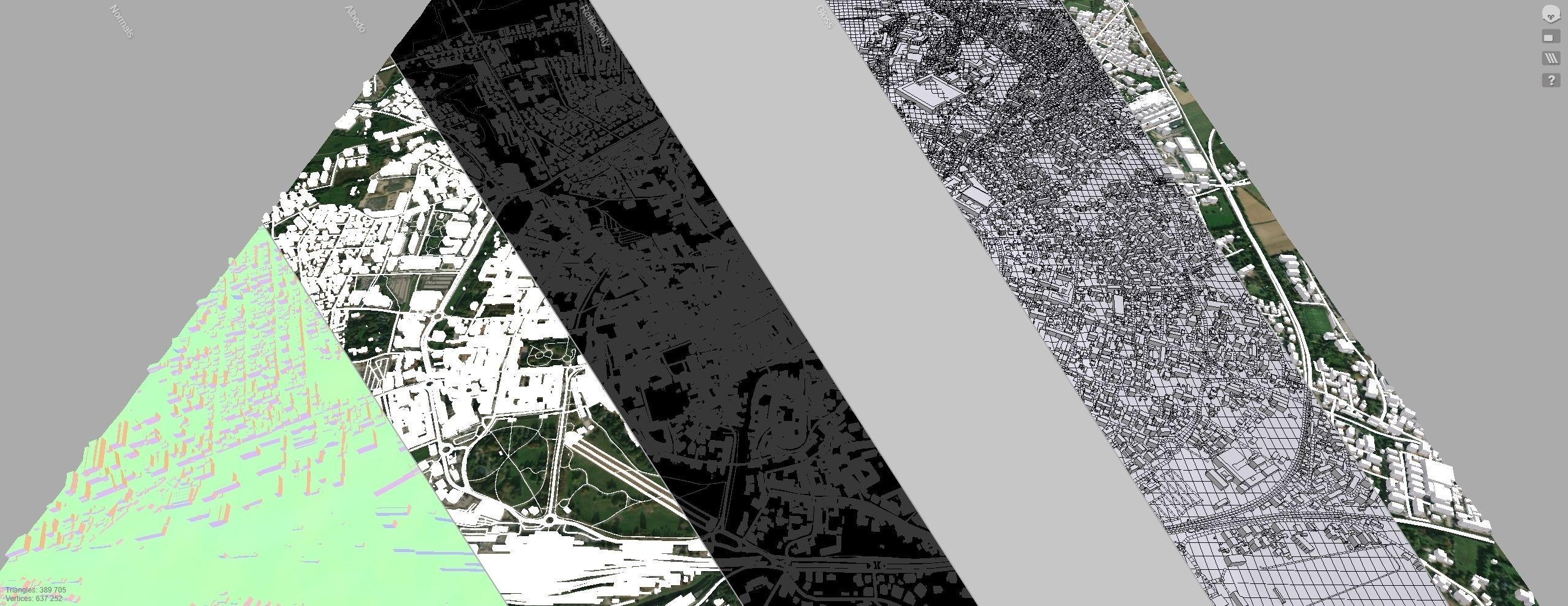 Cityscape Vicenza Venice Italy 3D model_11