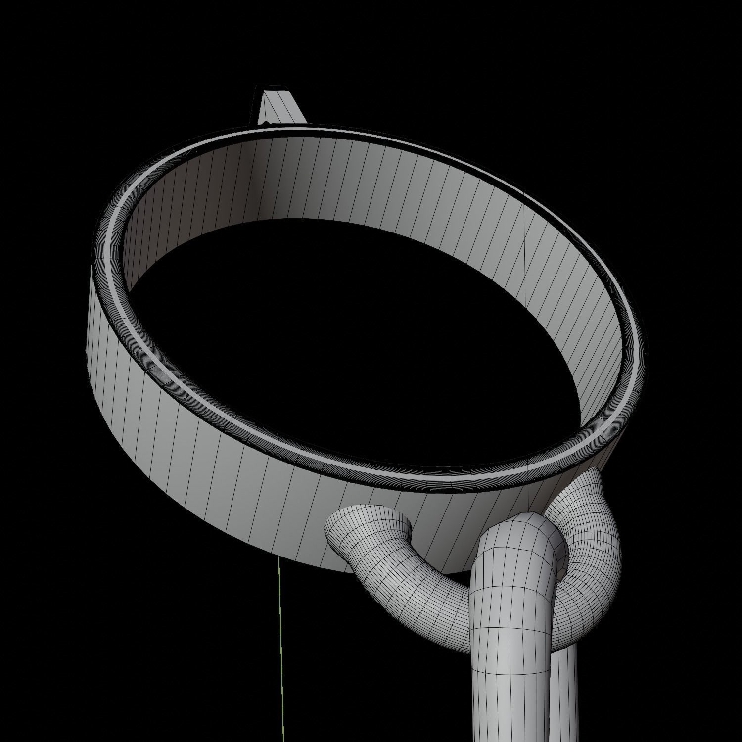 Simple BALL and CHAIN model Free 3D model_8