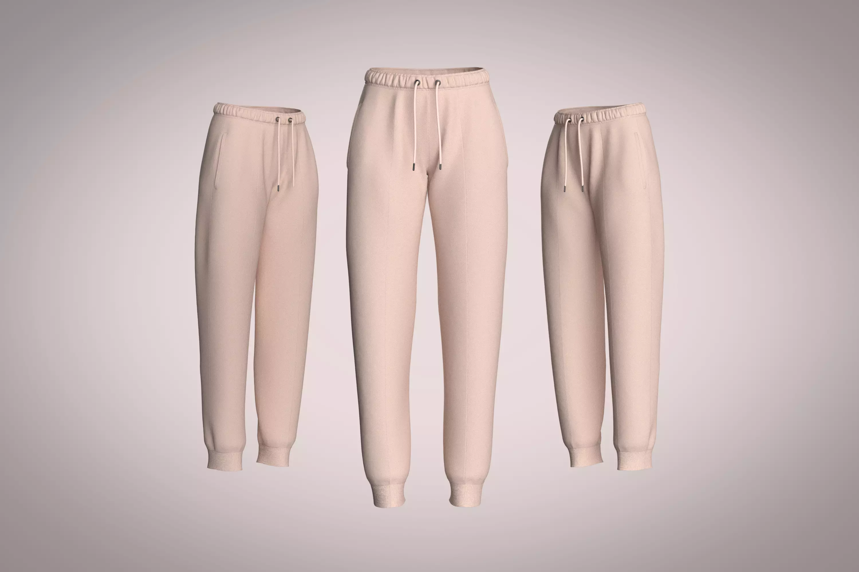 Girls-Jogger 3D model