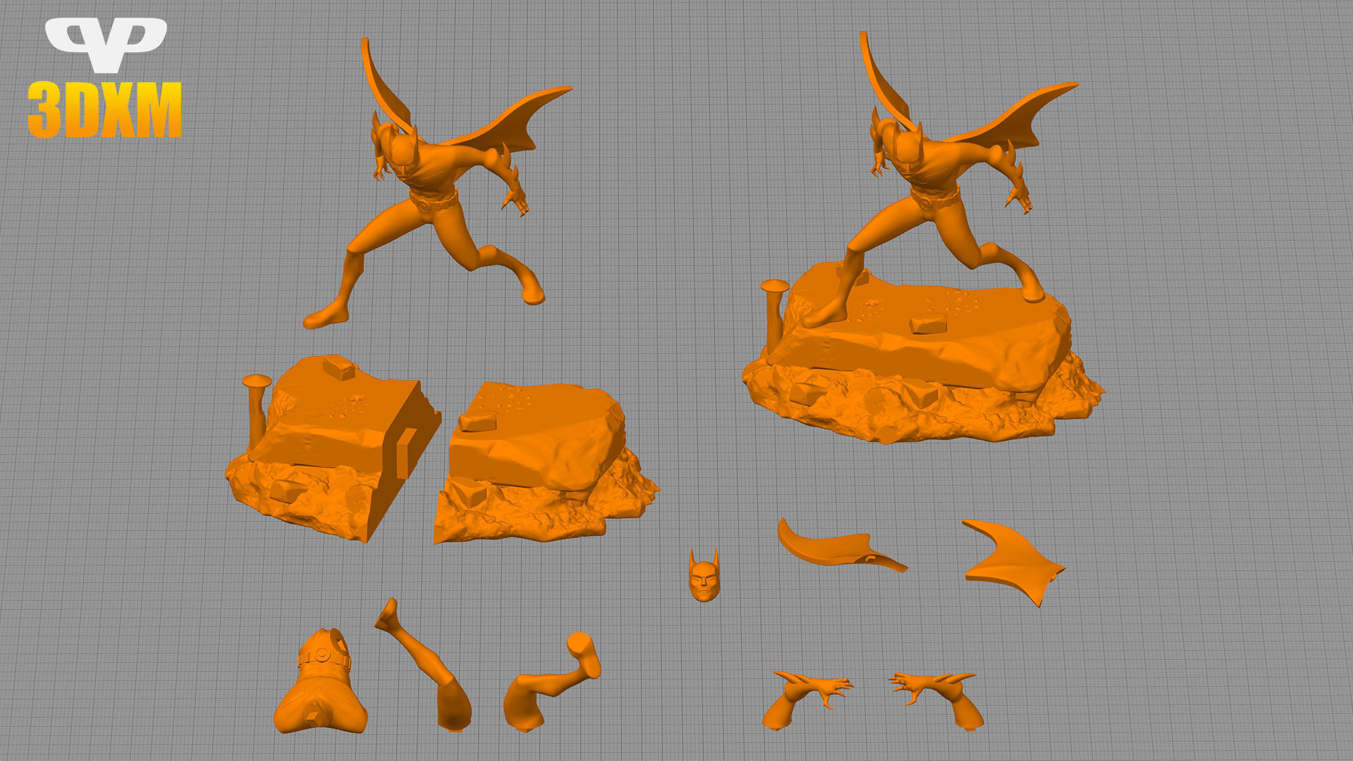 Batman Beyond STL for 3D Printing 3D print model_1