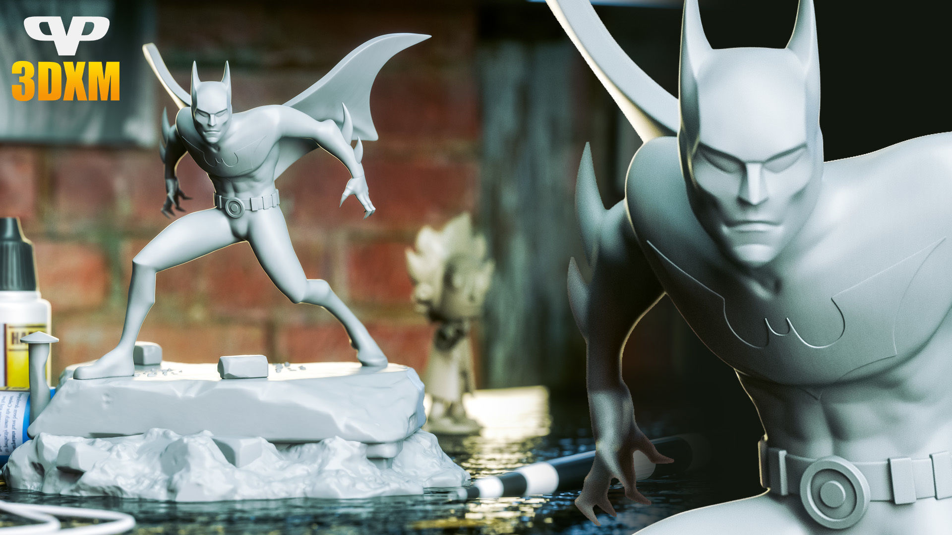 Batman Beyond STL for 3D Printing 3D print model_3