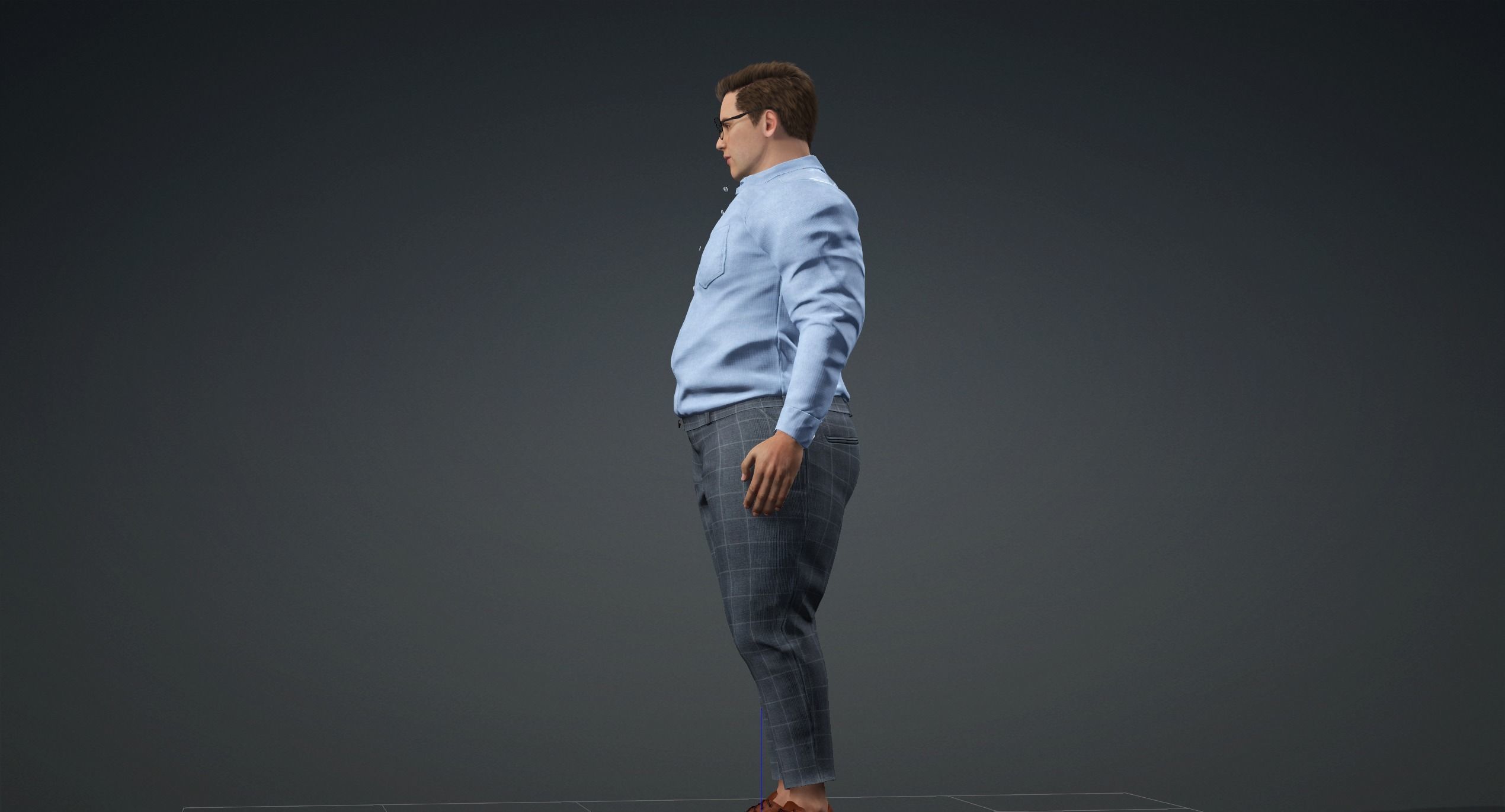 character plus size 3D model_3