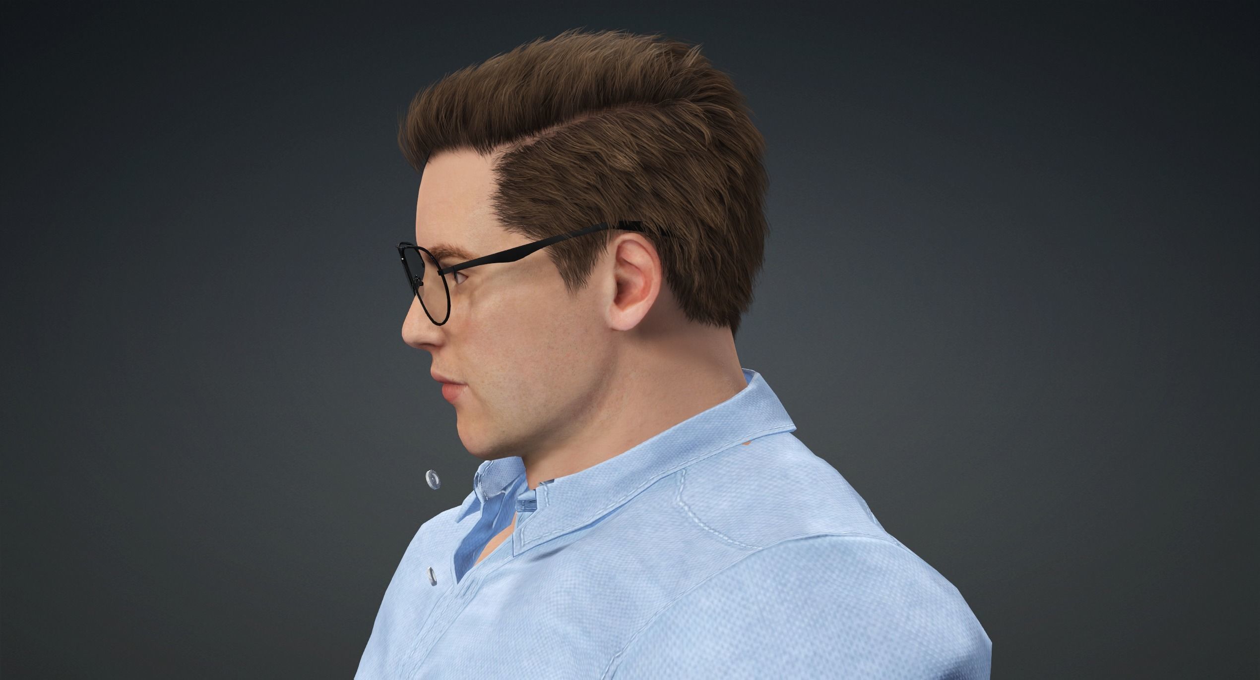 character plus size 3D model_1