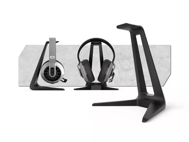 headphone stand 3D print model_0