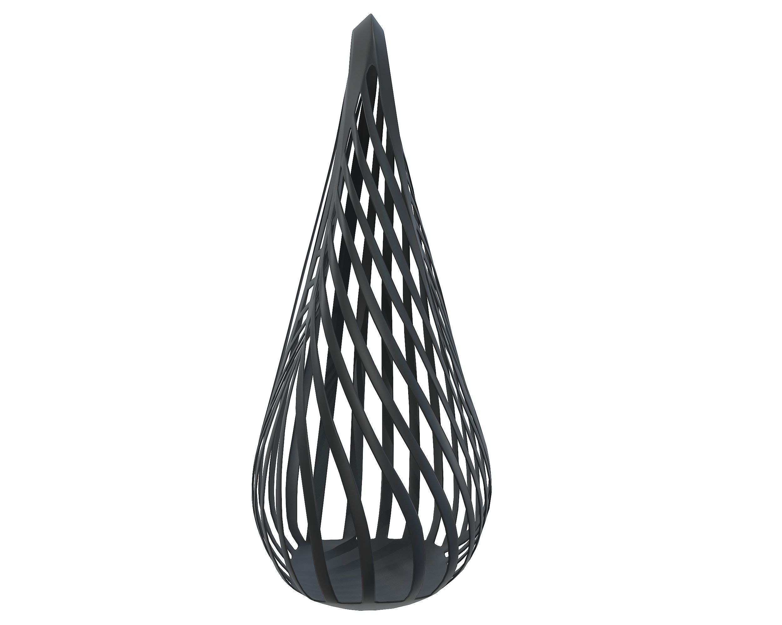 Casey Cadwallader Mugler Spiral Beach Bag Low-poly 3D model_9