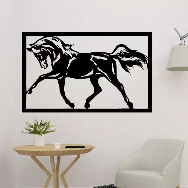 Horse Wall Decoration  3D print model_0
