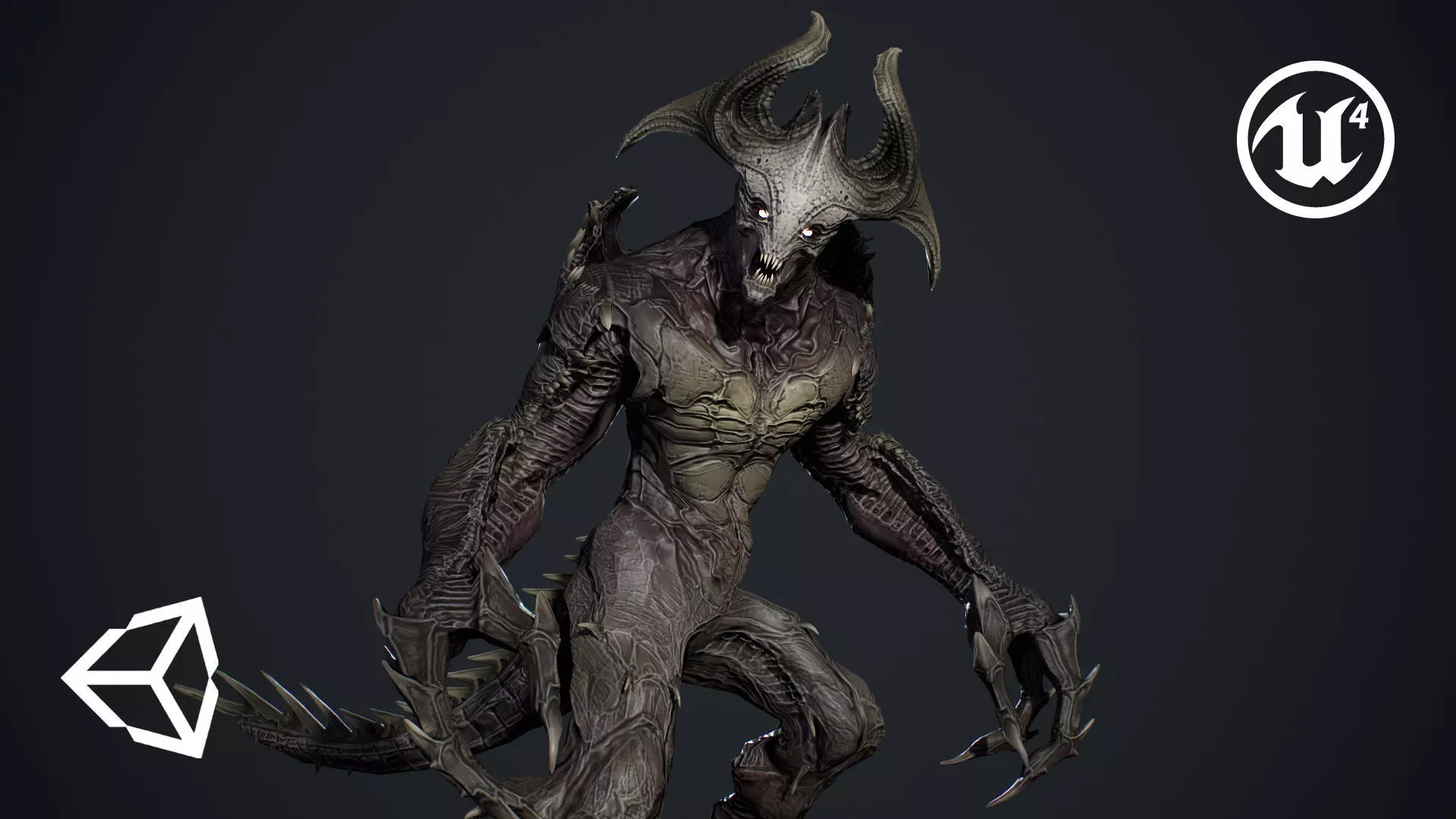 Archdemon 2 Low-poly 3D model_0