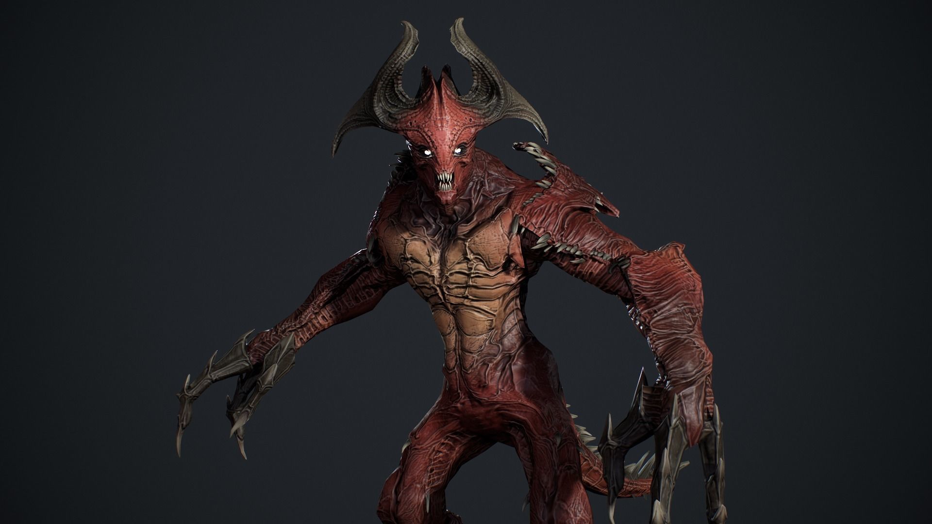 Archdemon 2 Low-poly 3D model_15