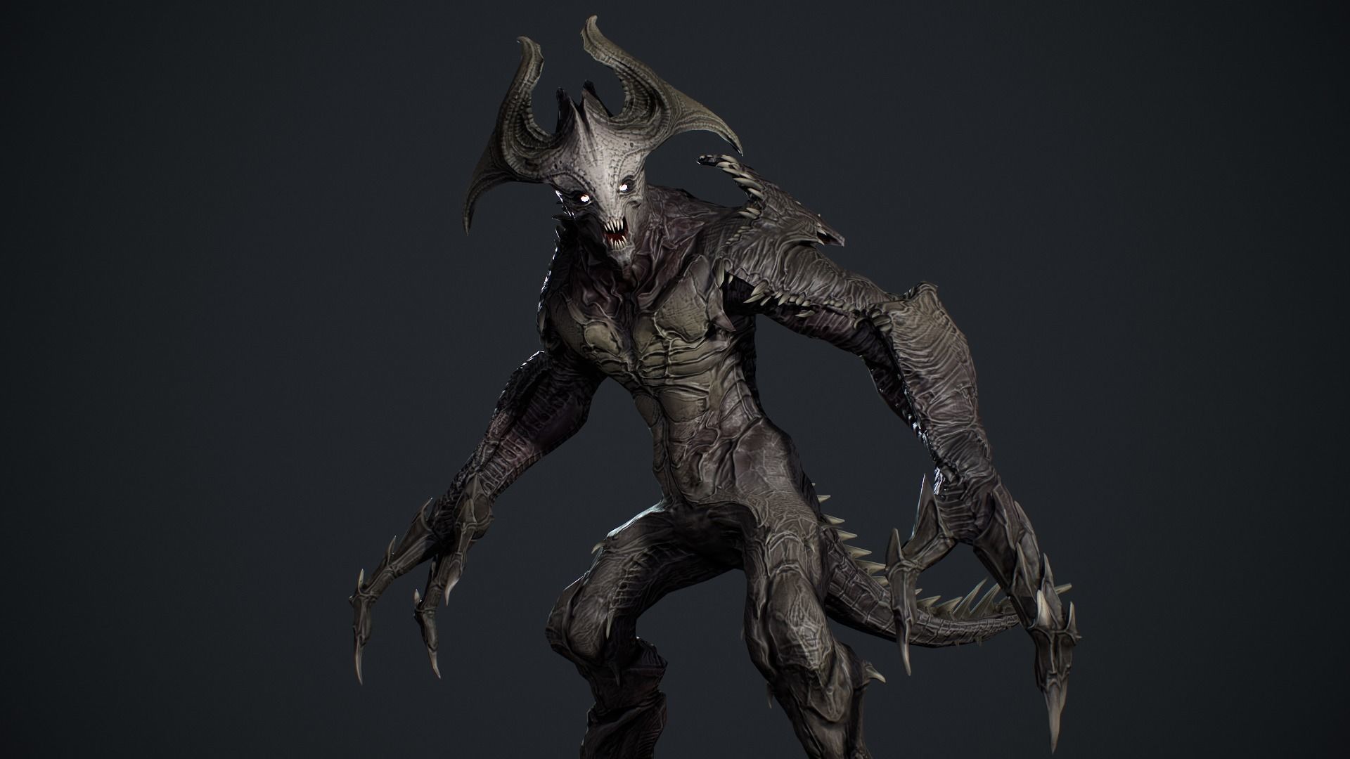 Archdemon 2 Low-poly 3D model_17