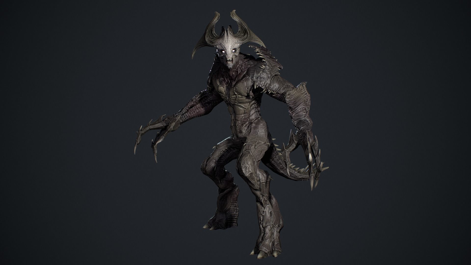 Archdemon 2 Low-poly 3D model_11