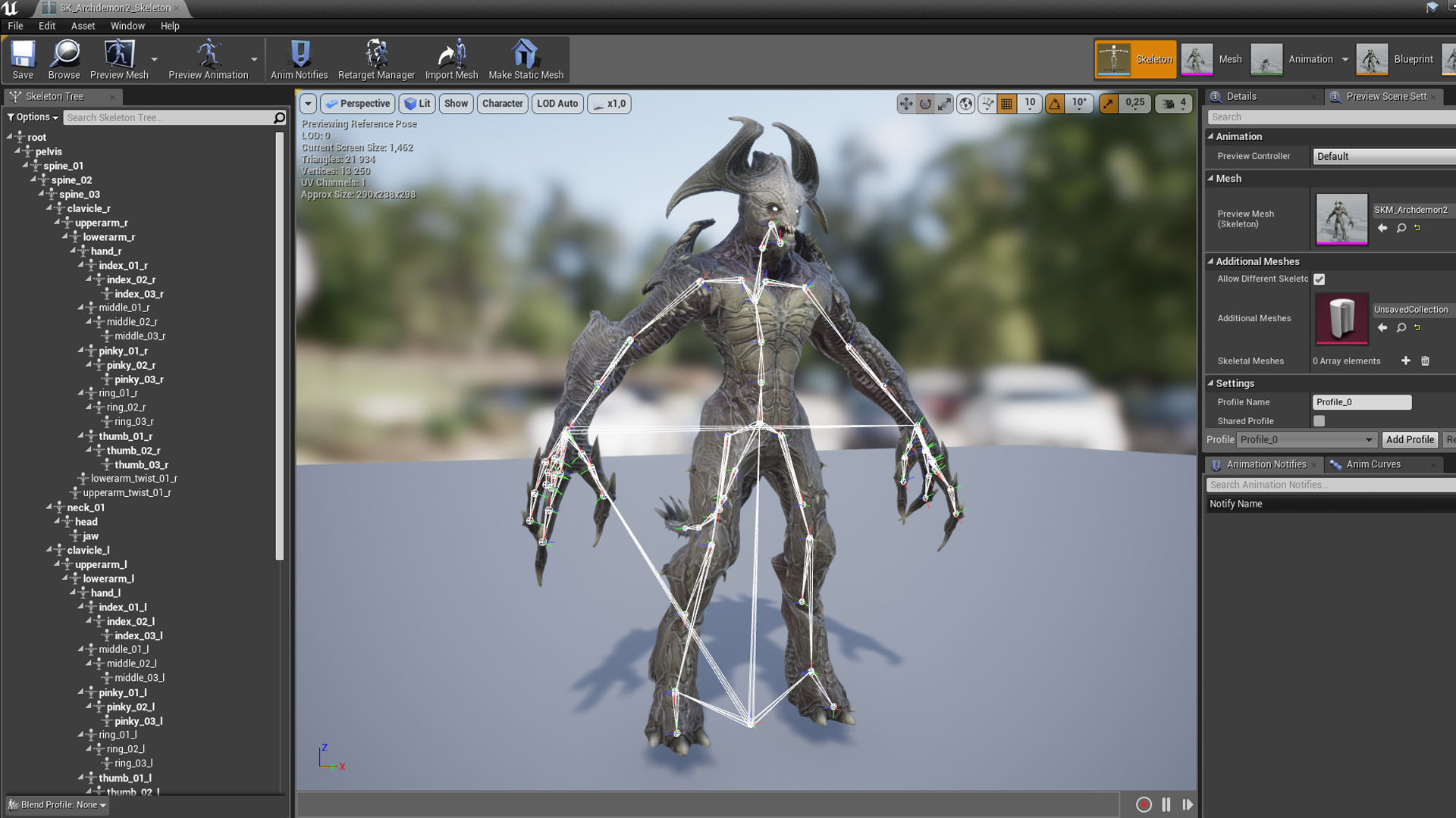 Archdemon 2 Low-poly 3D model_25
