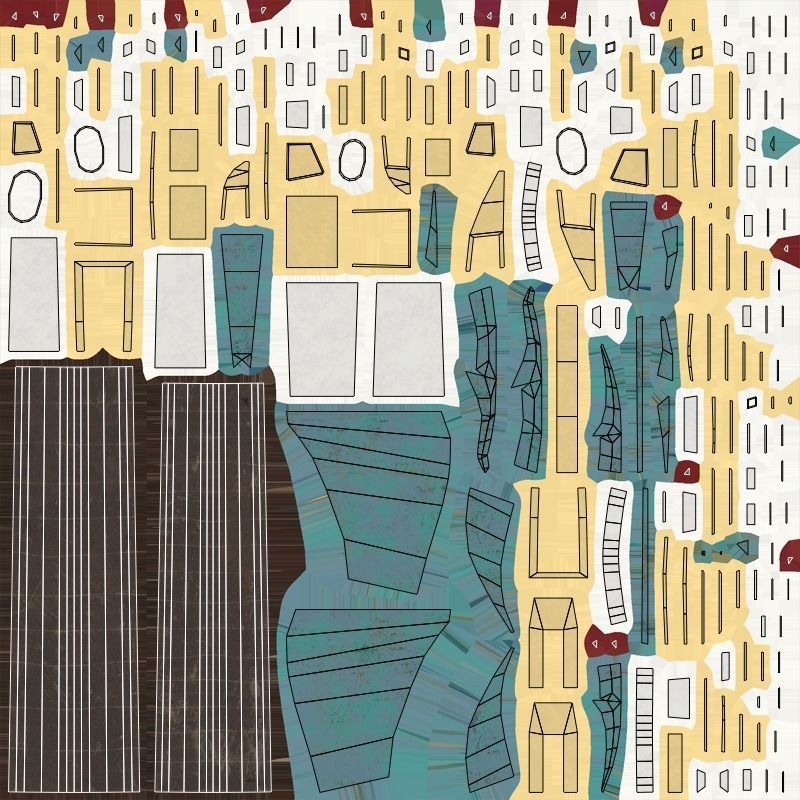 Axe - Adamantite Low-poly 3D model_6