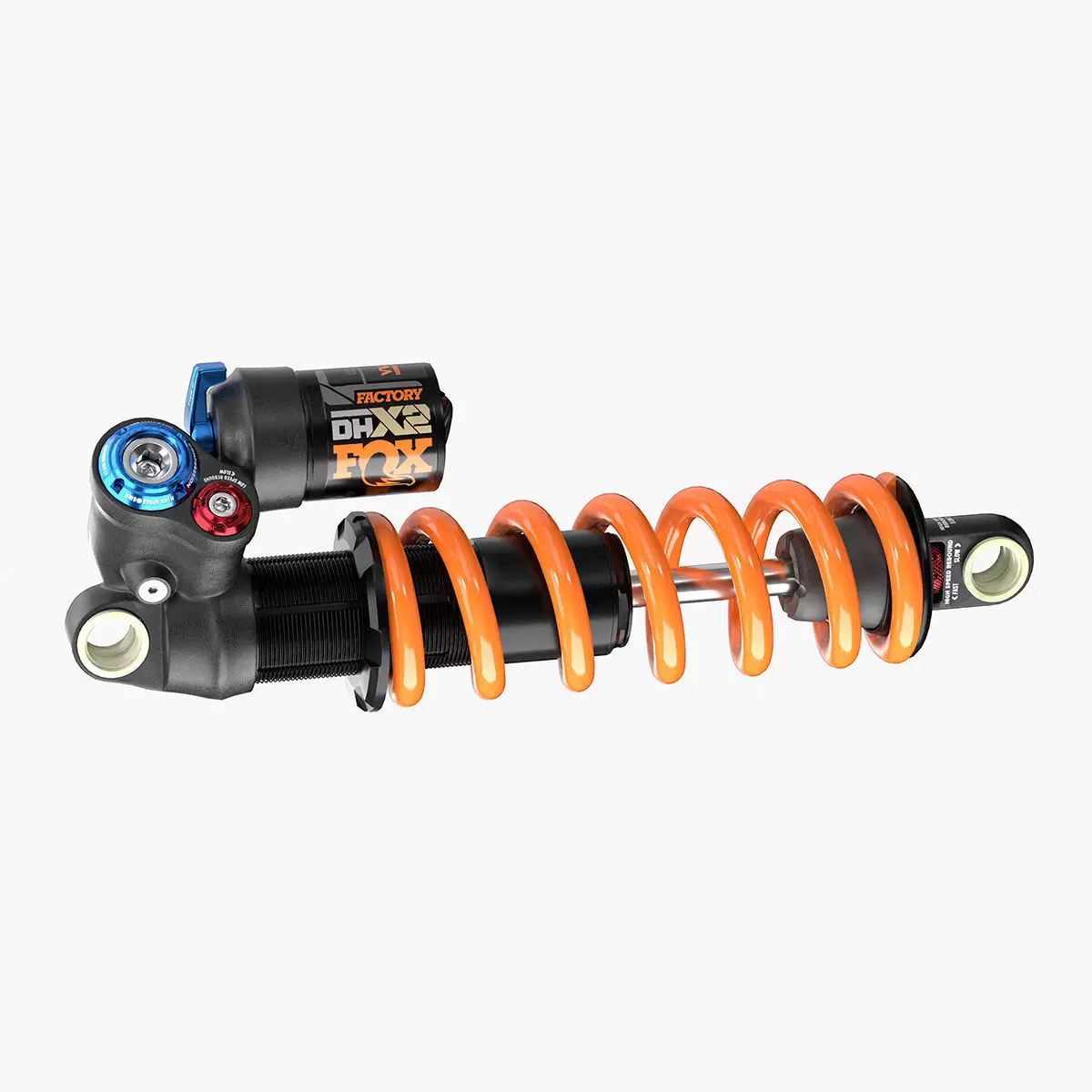 FOX DHX2 coil shock Low-poly 3D model_0