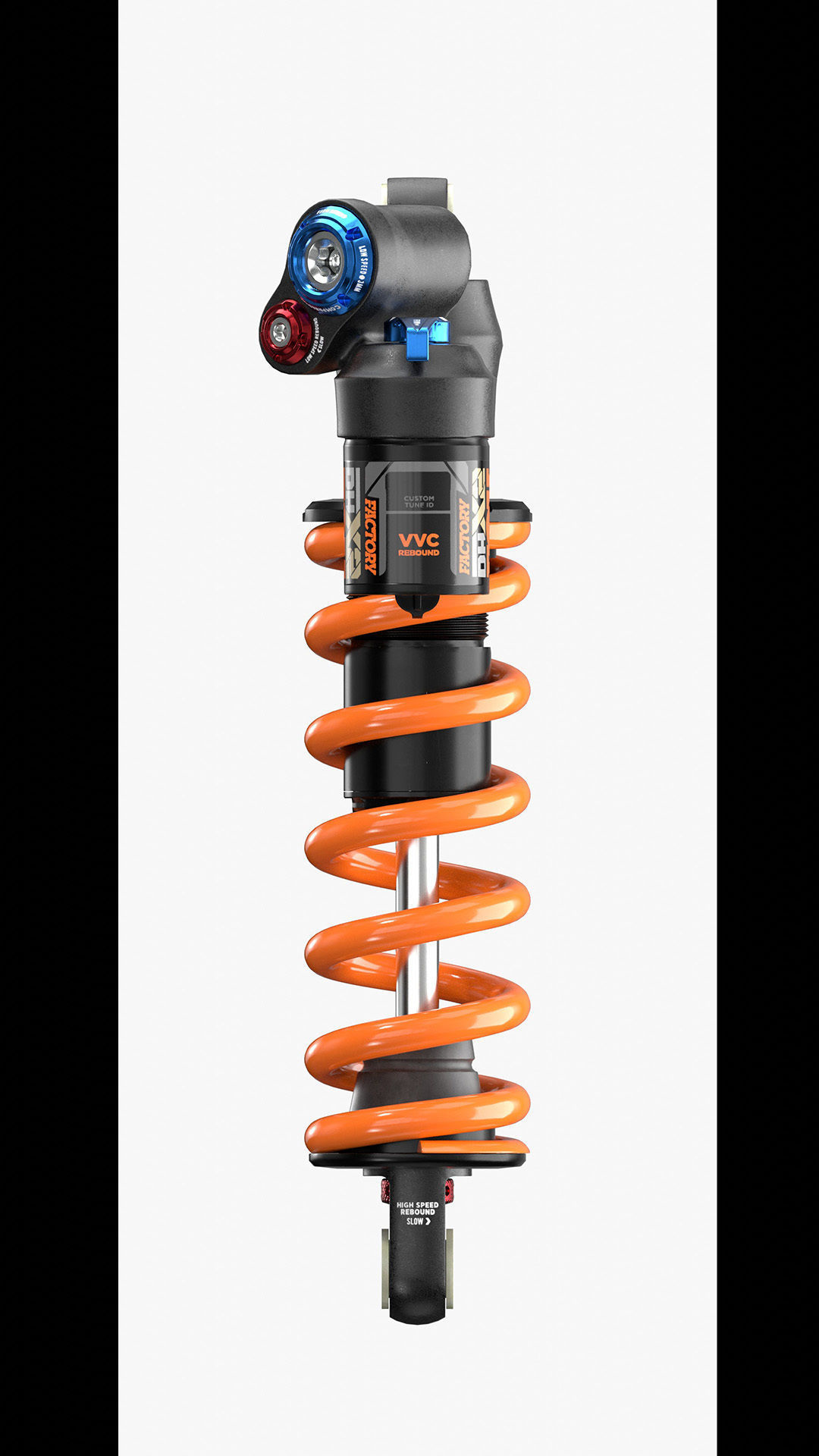 FOX DHX2 coil shock Low-poly 3D model_4