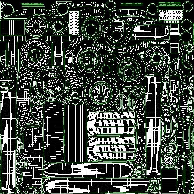 FOX DHX2 coil shock silver Low-poly 3D model_12