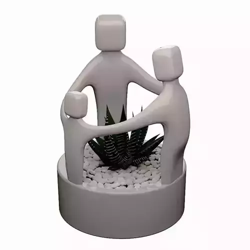 Circle of Family - Protective Sculpture 3D print model