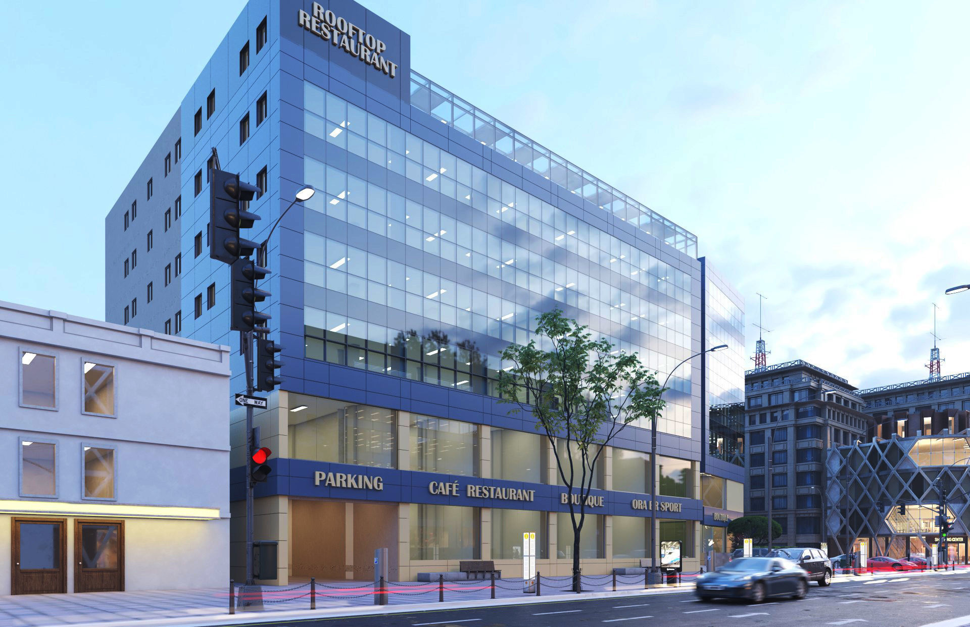 Exterior and interior scene 3D model 3D model_1