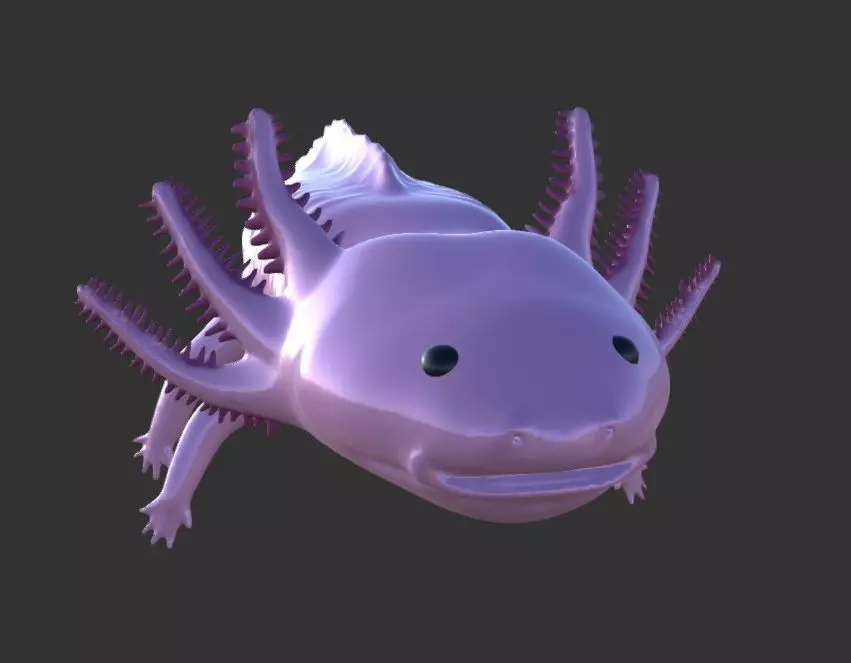 Axolotl Free 3D model