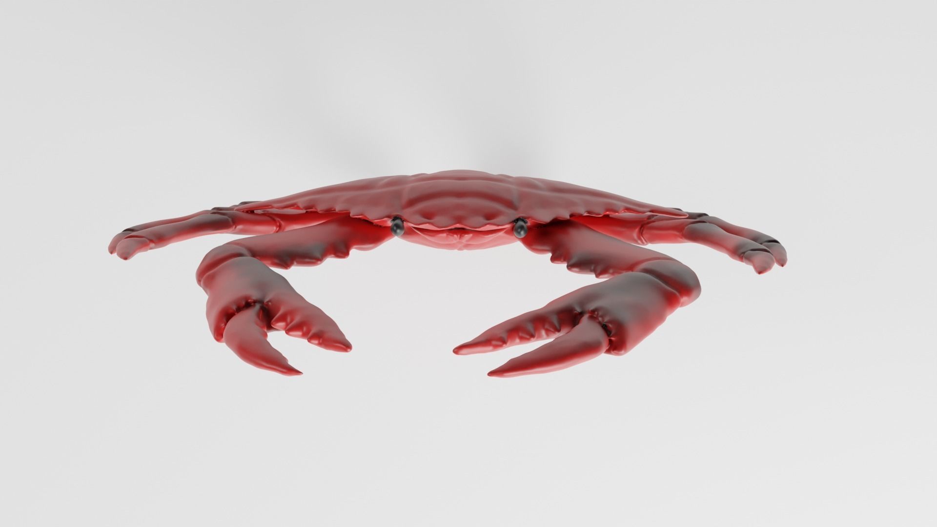 toy crab Low-poly 3D model_4