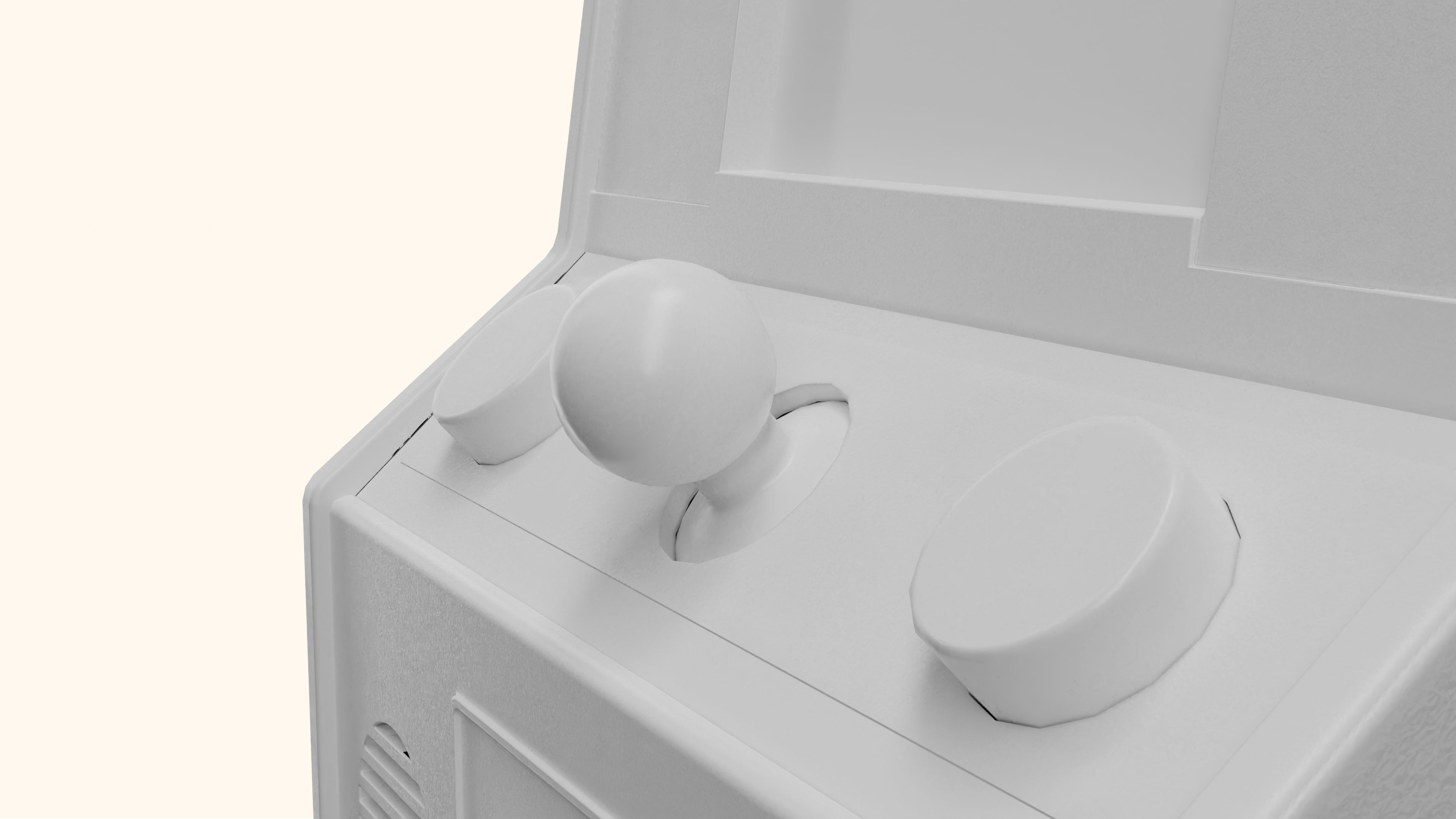 Ms Pacman Mini Arcade Machine Portable Device 3D Model Low-poly 3D model_23