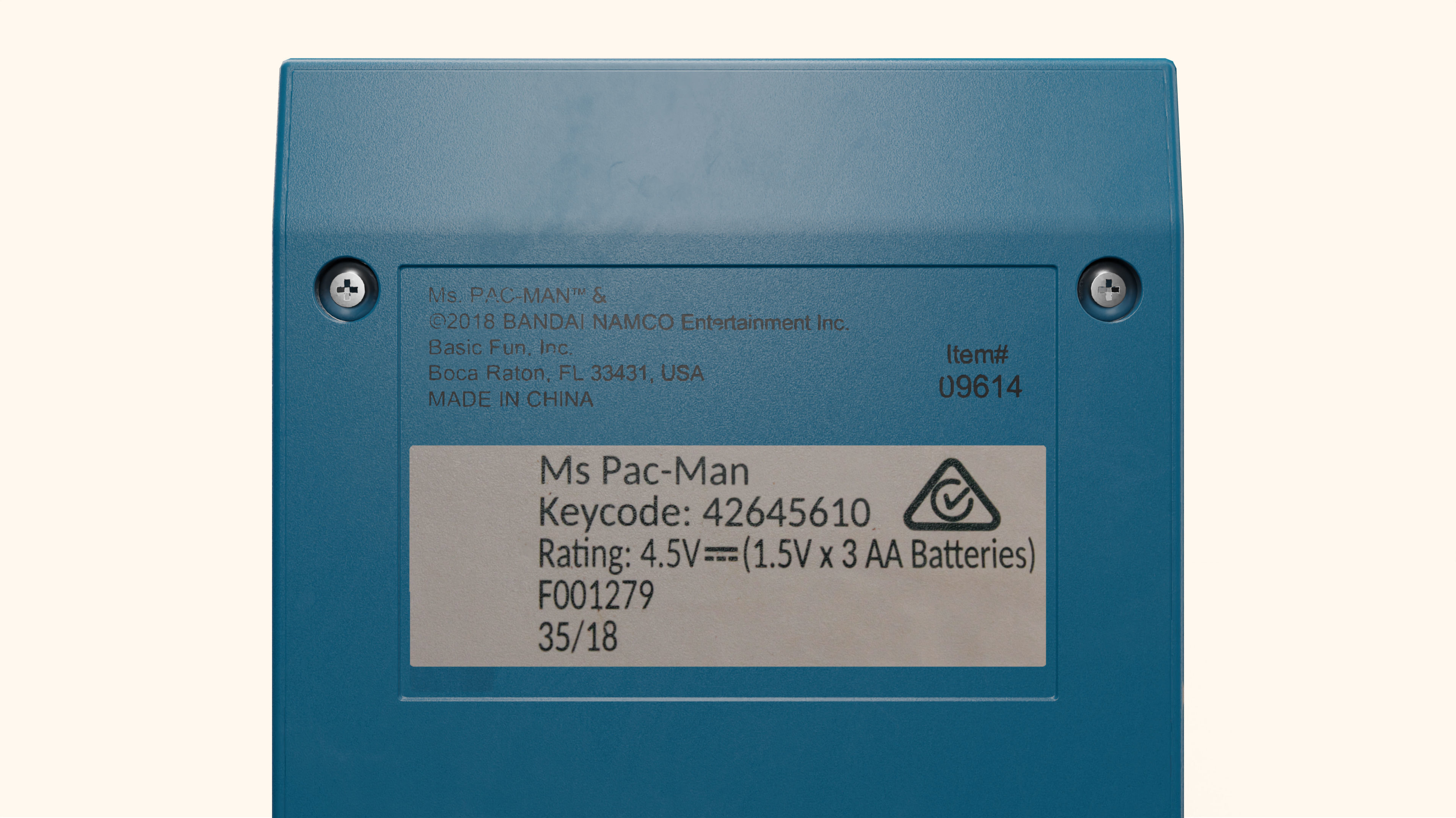 Ms Pacman Mini Arcade Machine Portable Device 3D Model Low-poly 3D model_11