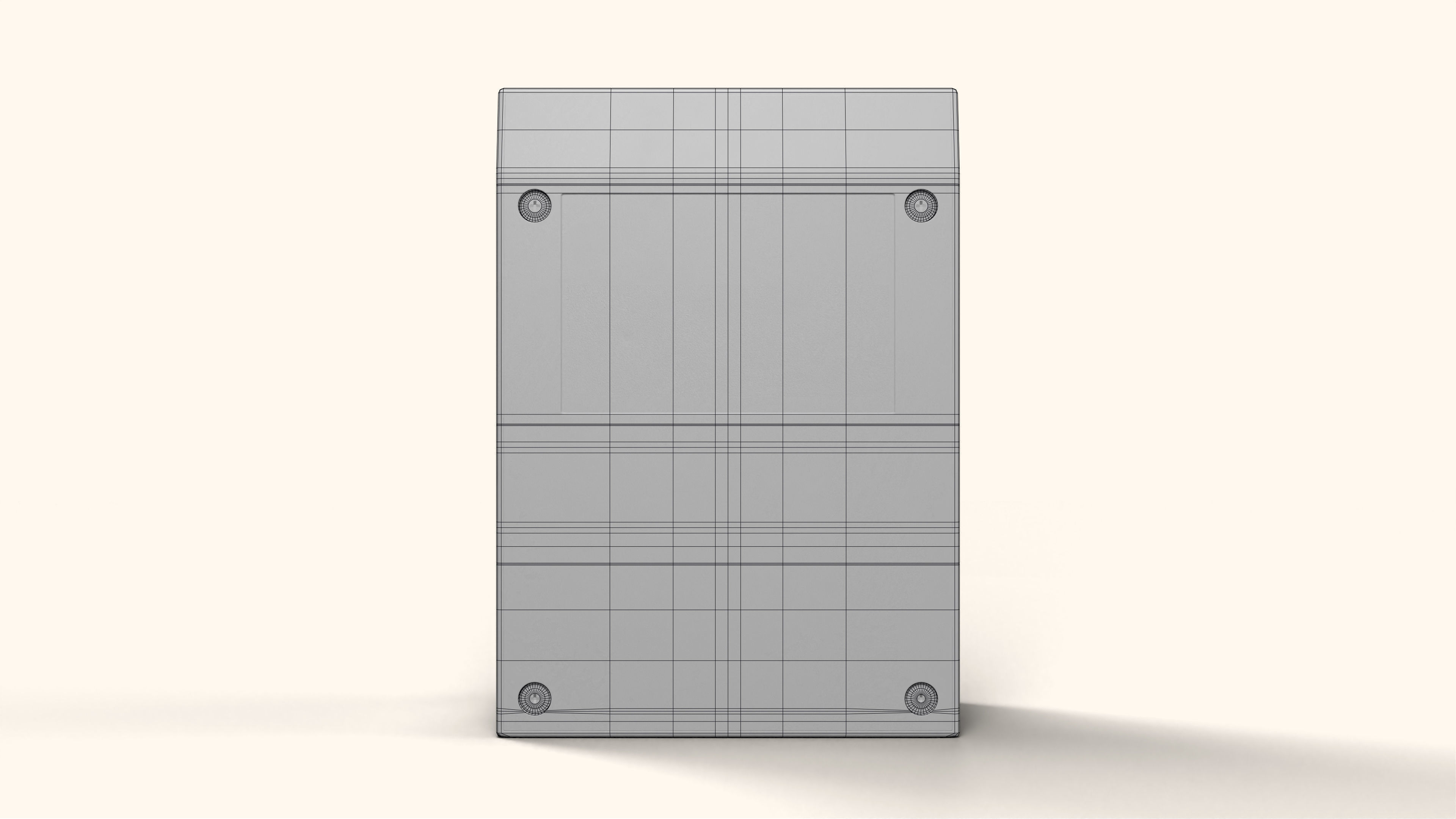 Ms Pacman Mini Arcade Machine Portable Device 3D Model Low-poly 3D model_20