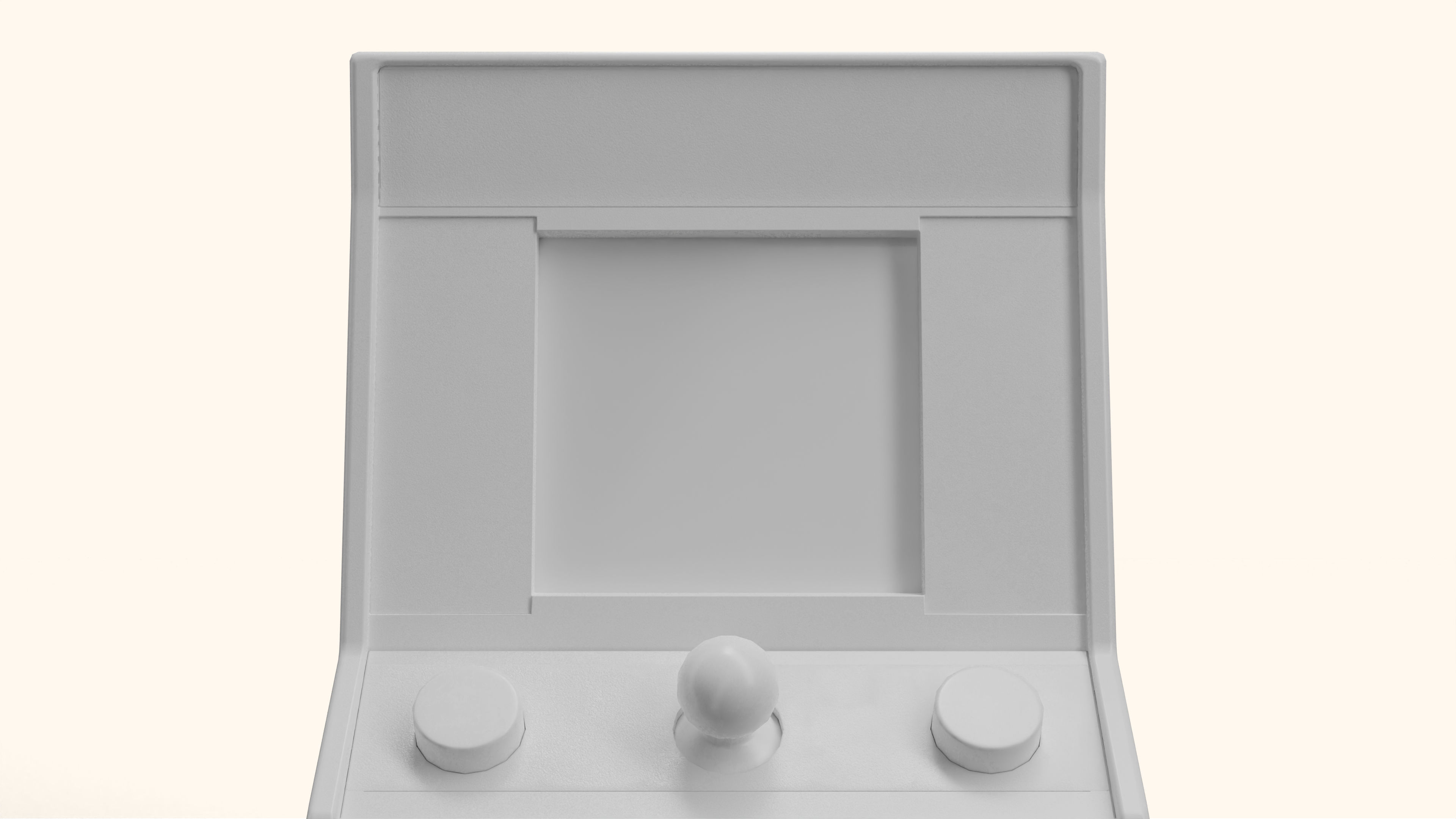 Ms Pacman Mini Arcade Machine Portable Device 3D Model Low-poly 3D model_28