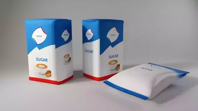 Sugar packe 3D model