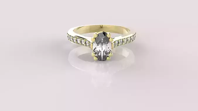 Jewellery Ring Oval Wedding