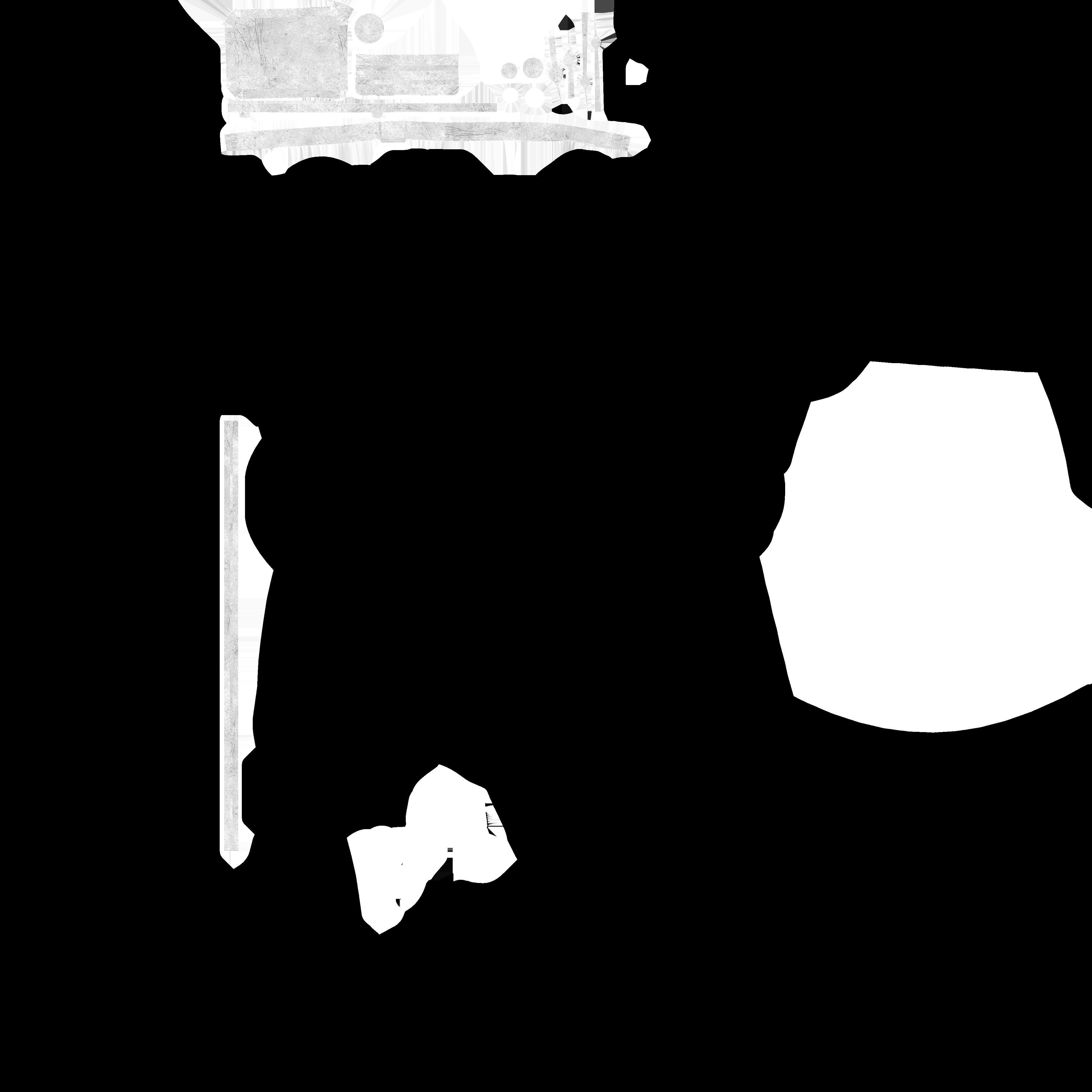 Game Ready Antique Desk Clock with Flowers Low-poly 3D model_15