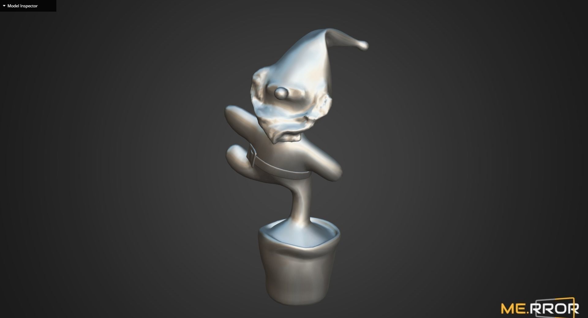 Game Ready Santa Doll Low-poly 3D model_10