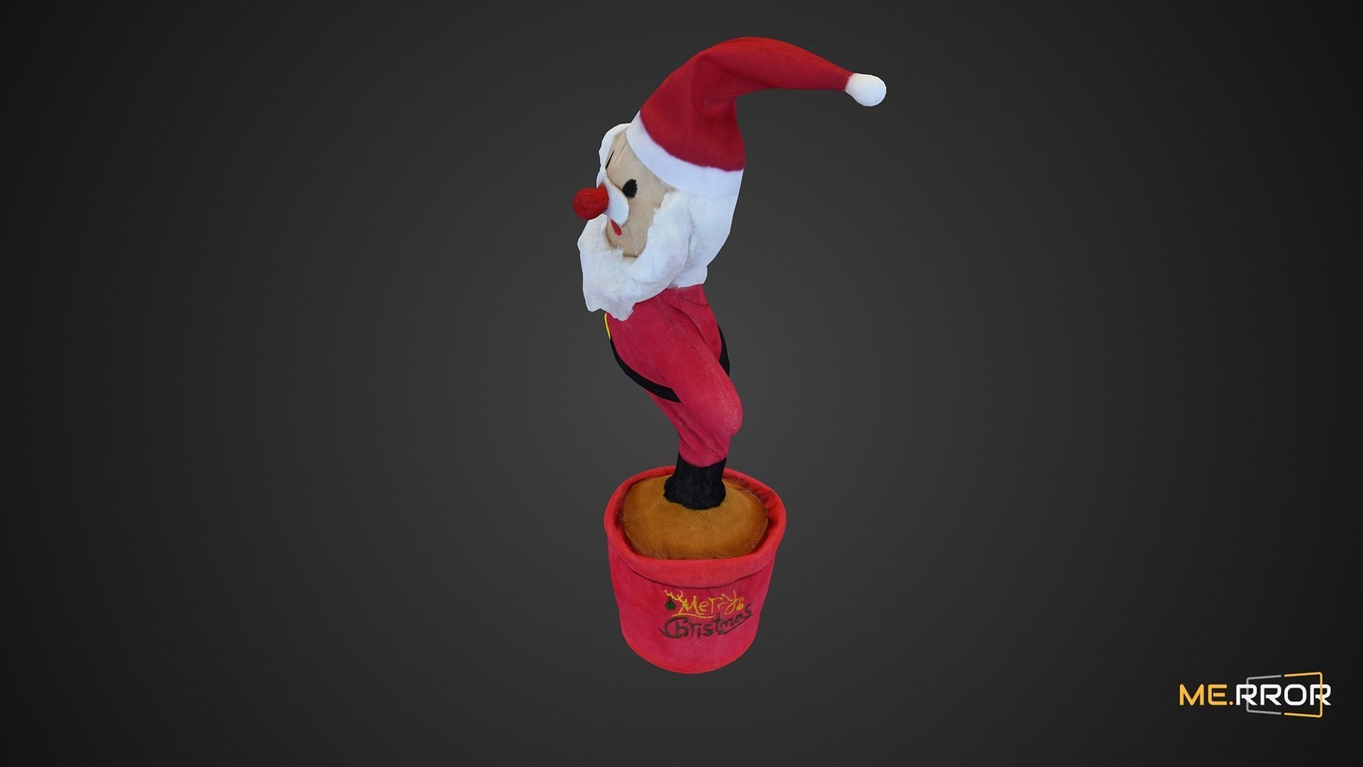 Game Ready Santa Doll Low-poly 3D model_6
