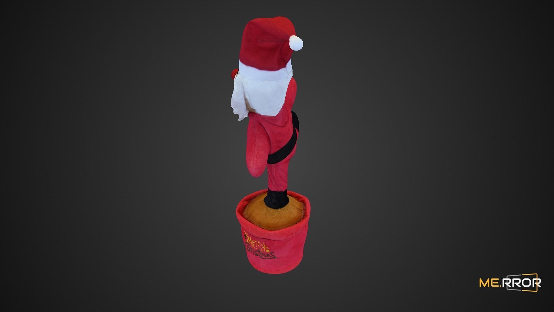 Game Ready Santa Doll Low-poly 3D model_8