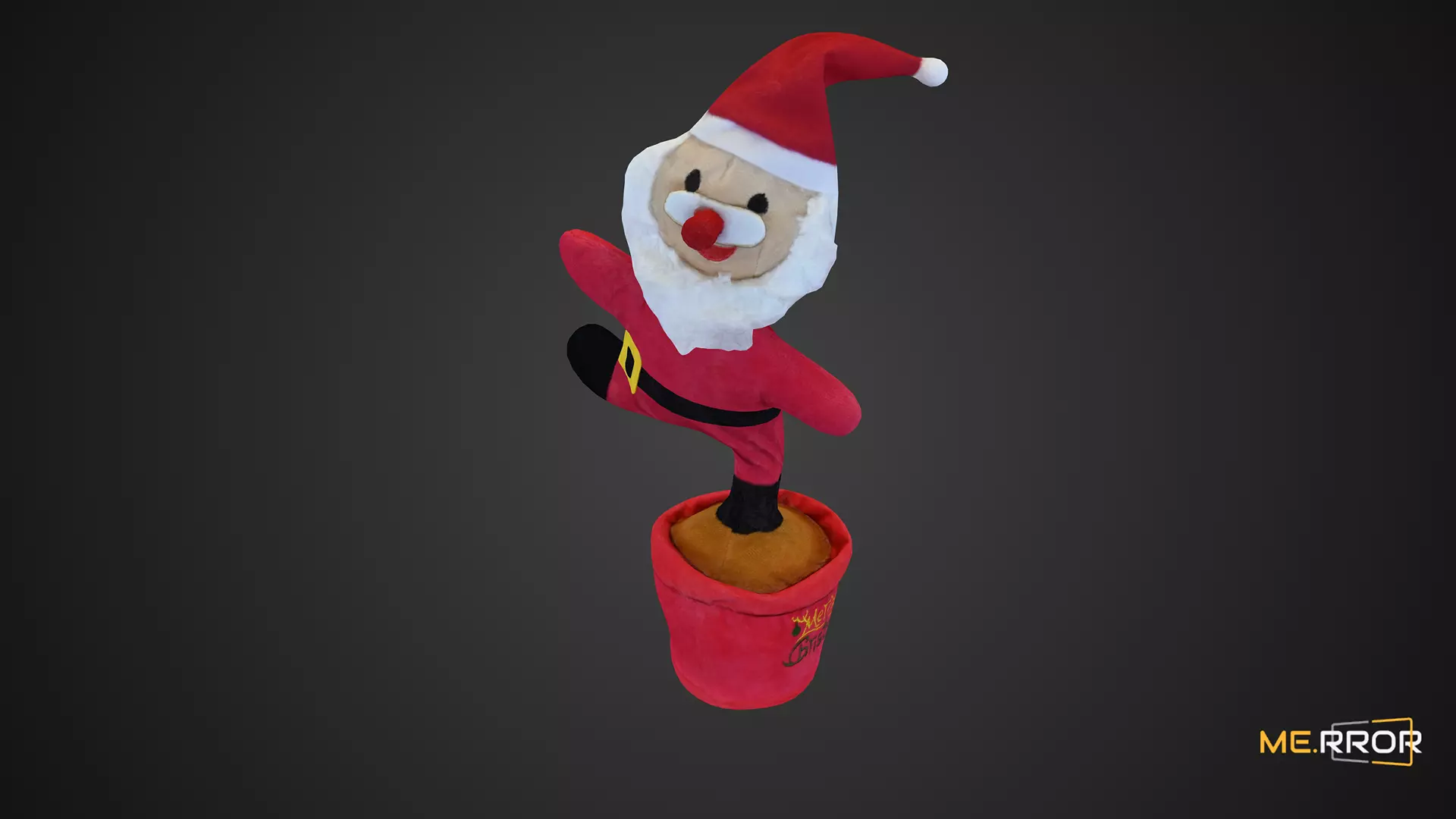 Game Ready Santa Doll Low-poly 3D model_0