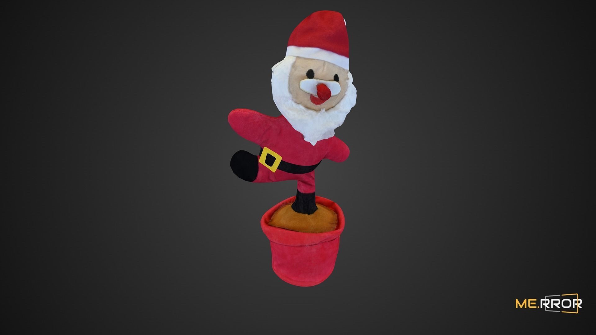 Game Ready Santa Doll Low-poly 3D model_5