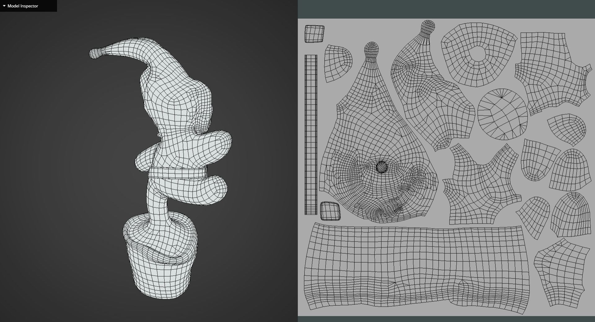 Game Ready Santa Doll Low-poly 3D model_13