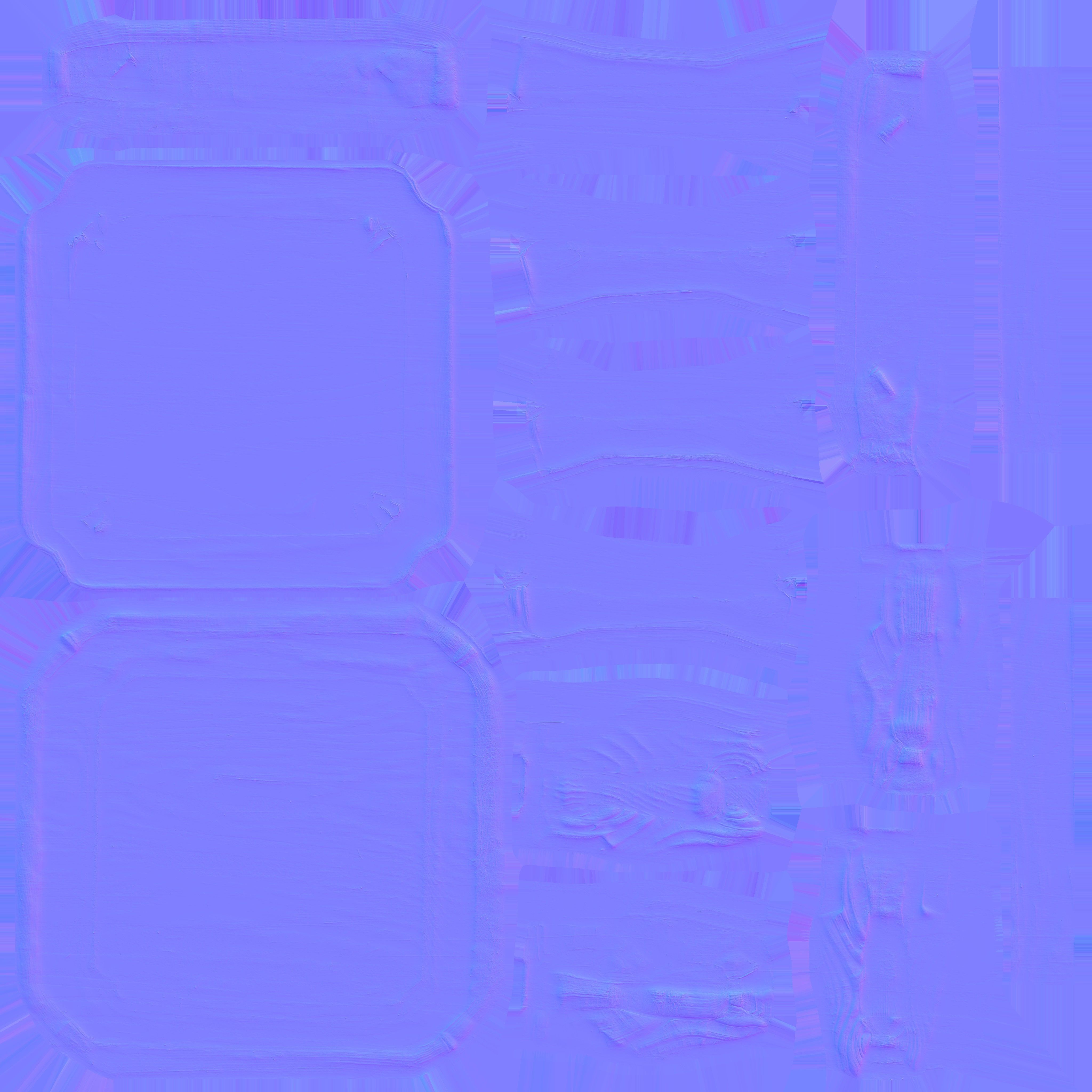 Game Ready Traditional Wooden Mini Table Low-poly 3D model_19