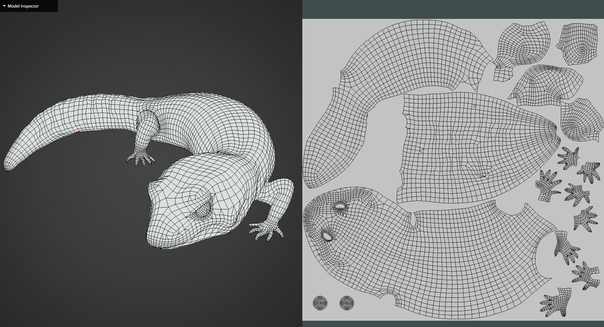 Game Ready Lizard Low-poly 3D model_12