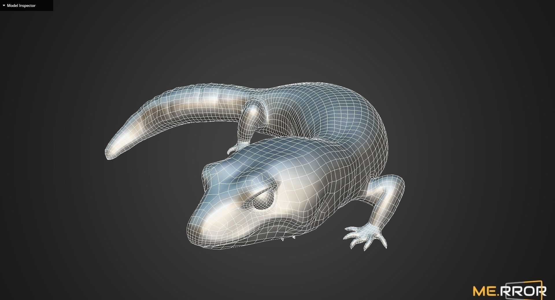 Game Ready Lizard Low-poly 3D model_11