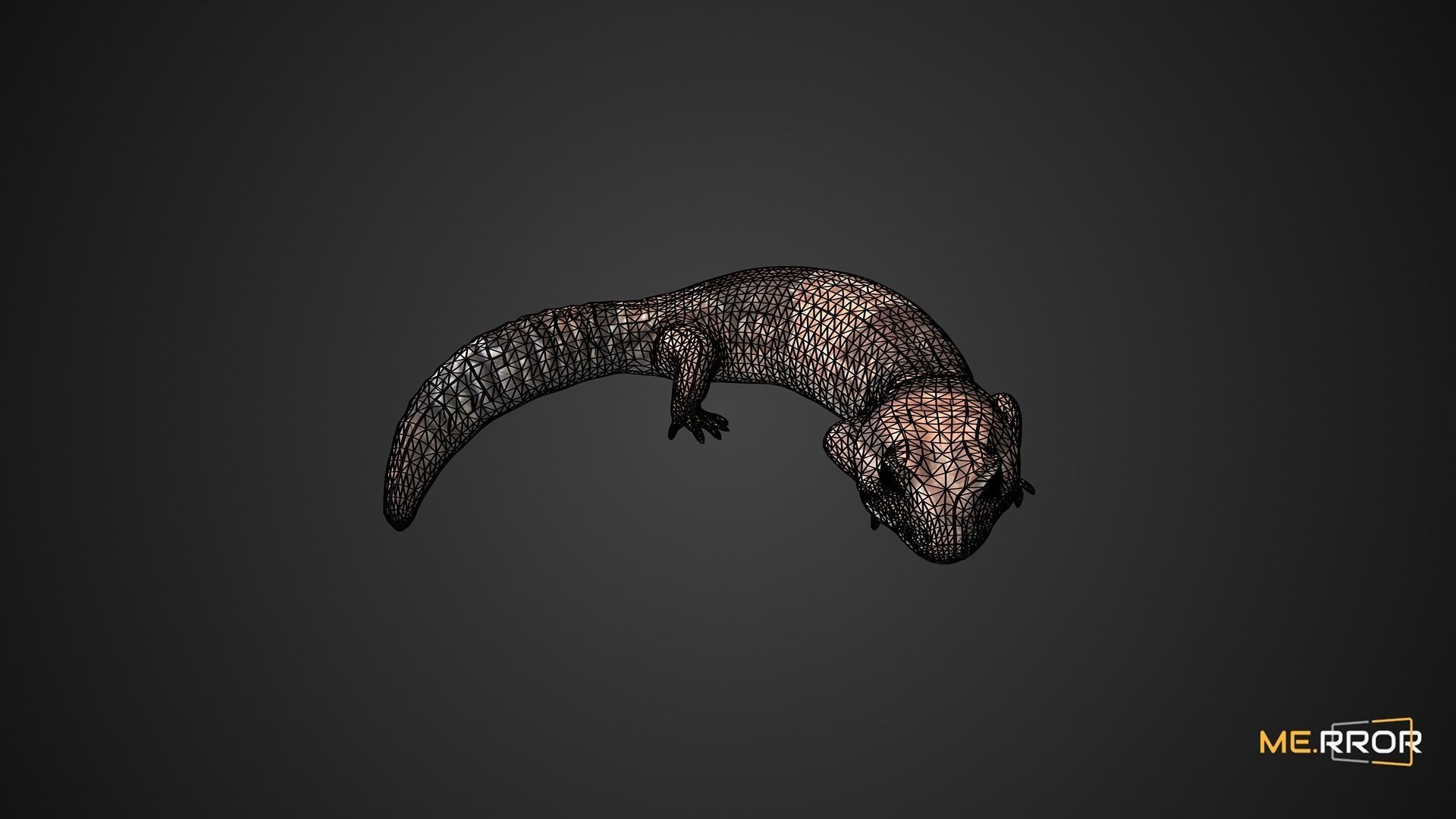 Game Ready Lizard Low-poly 3D model_8