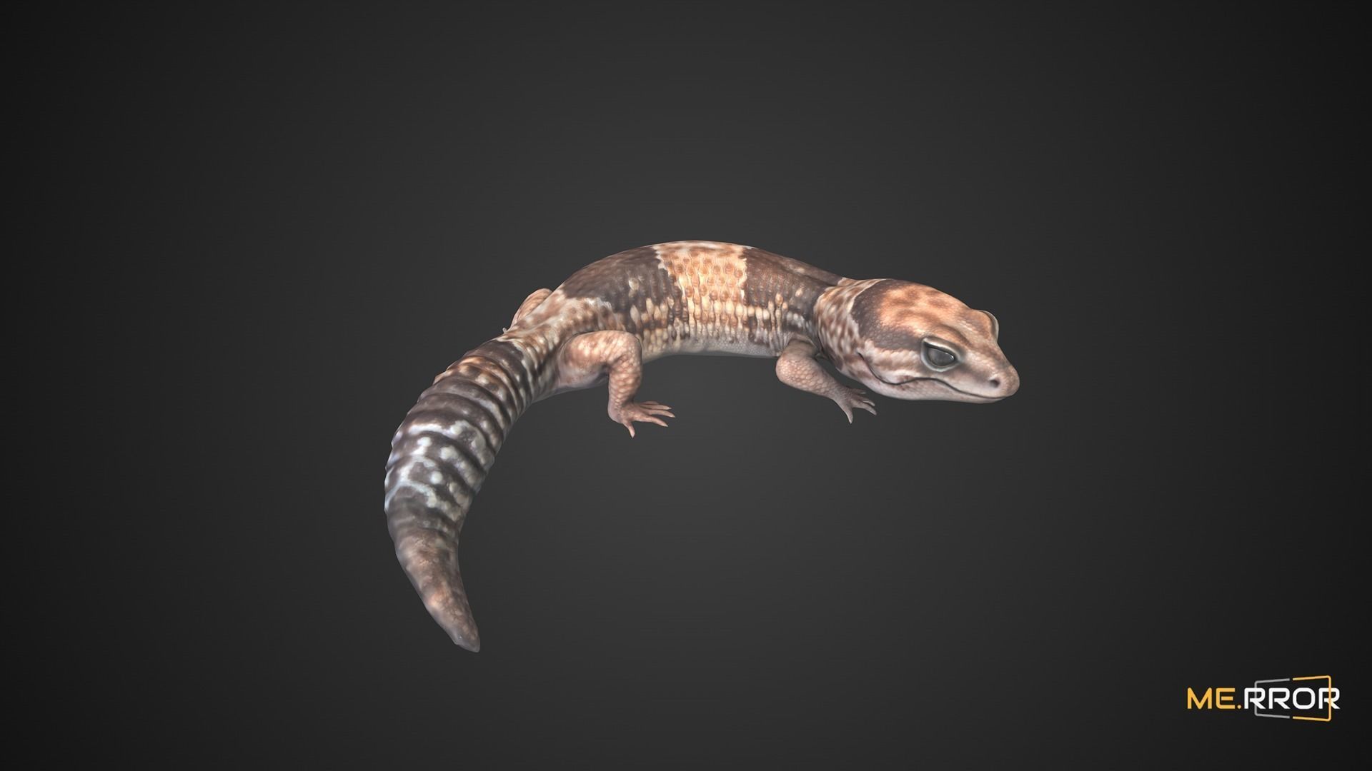 Game Ready Lizard Low-poly 3D model_1