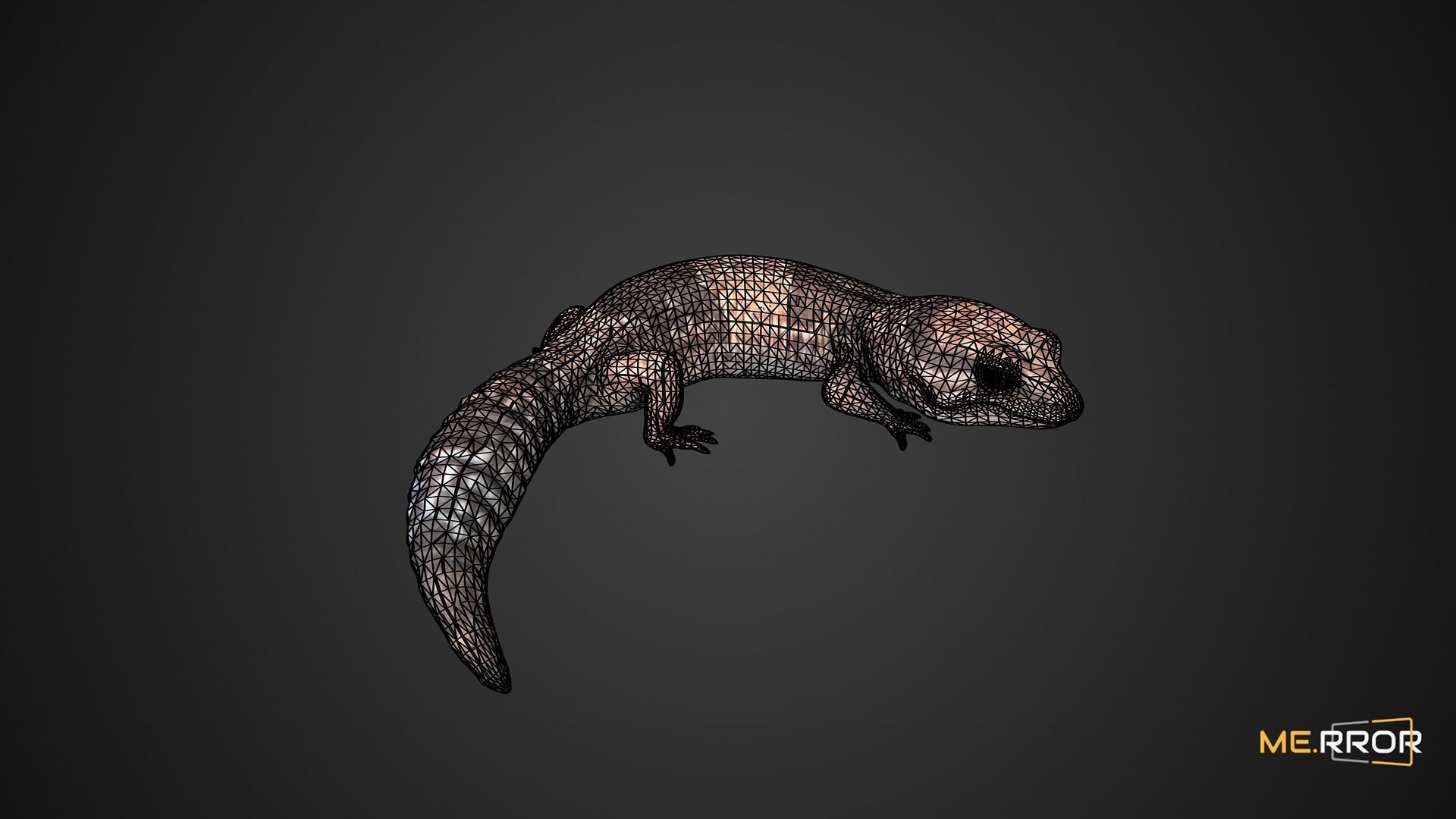 Game Ready Lizard Low-poly 3D model_2